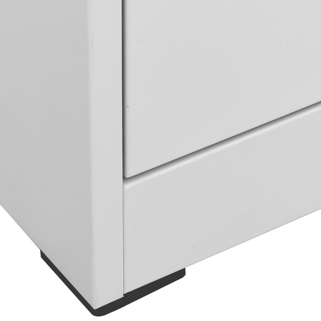 Шкаф за папки, сив, 46x62x72,5 cм, стомана