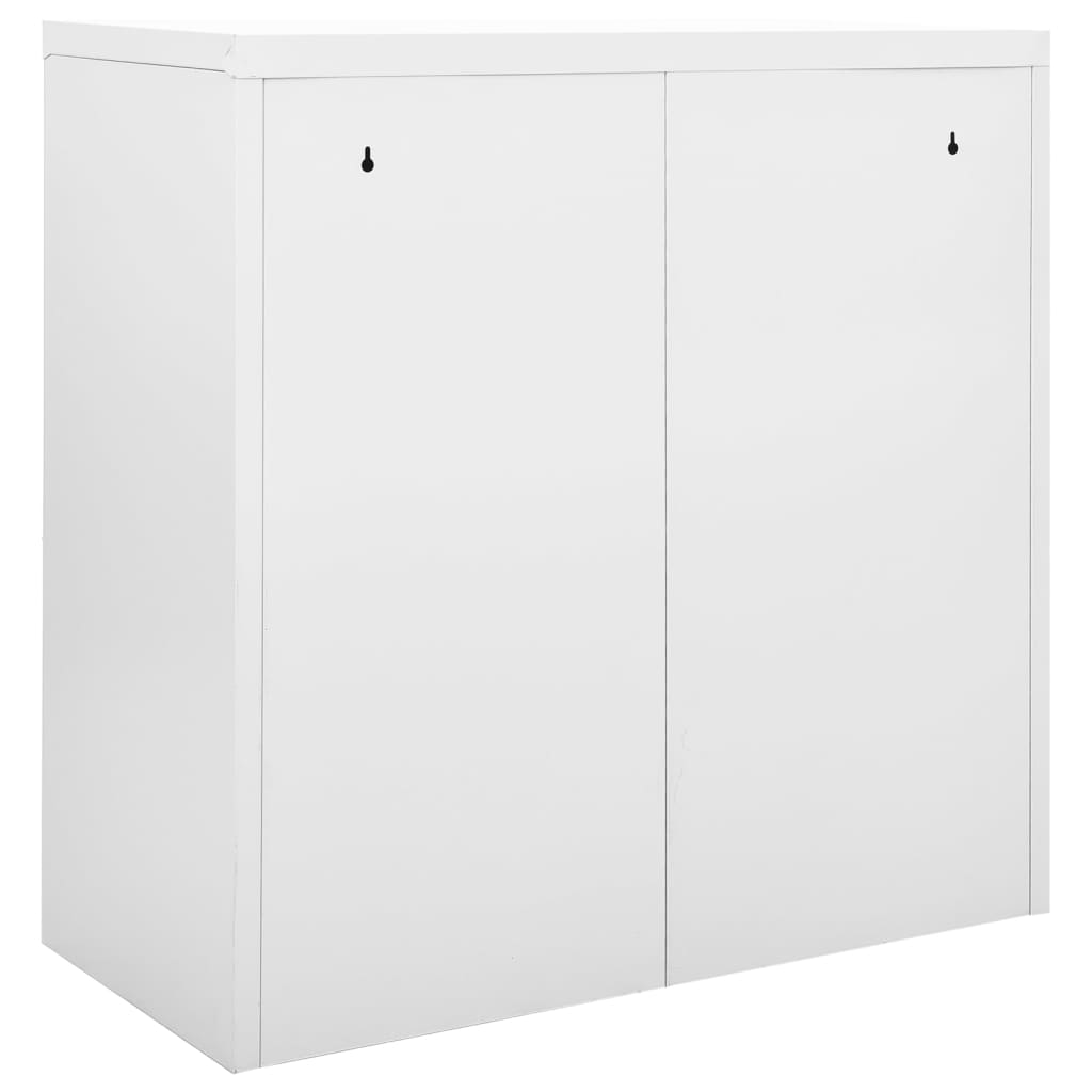 Шкаф с плъзгаща врата, сив, 90x40x90 см, стомана