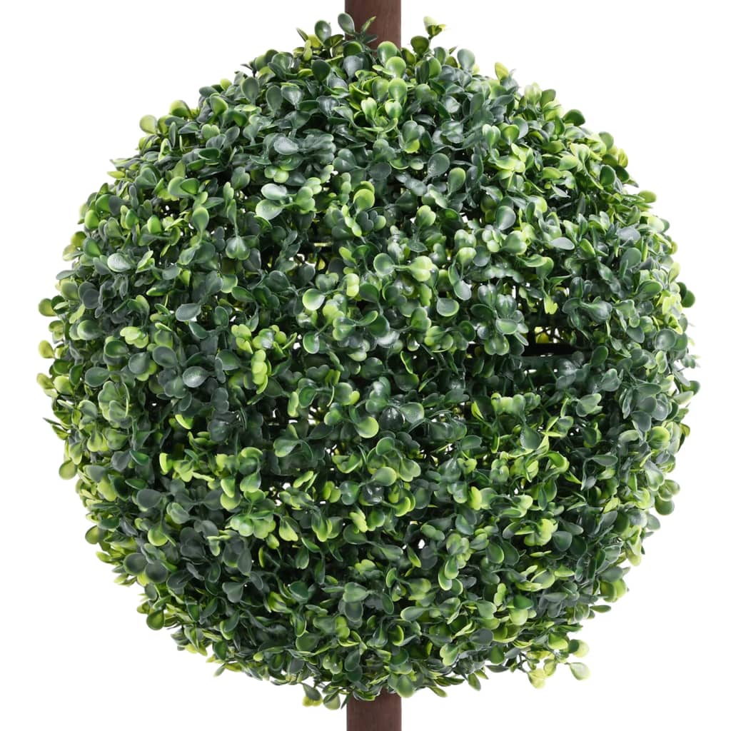 Изкуствен чемшир във формата на топка със саксия зелен 118 см
