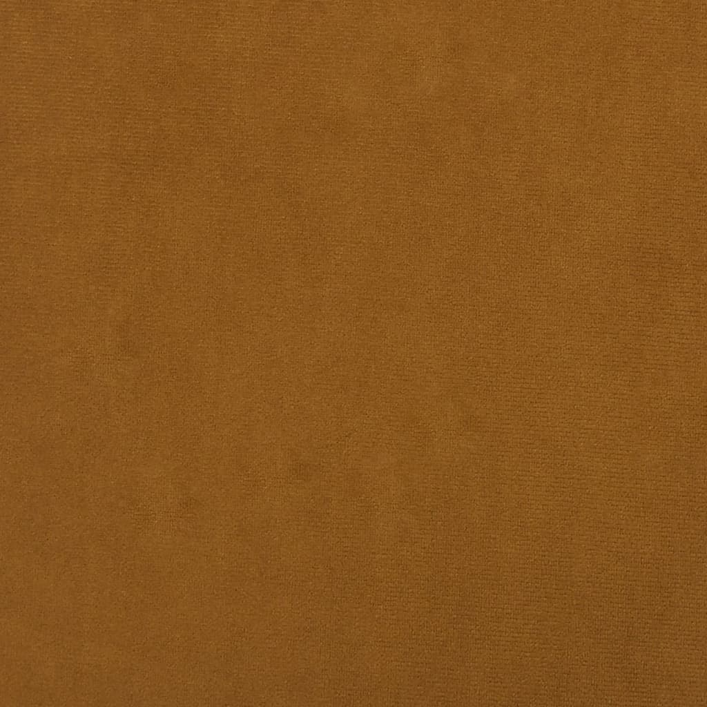 Табуретка, кафява, 78x56x32 см, кадифе
