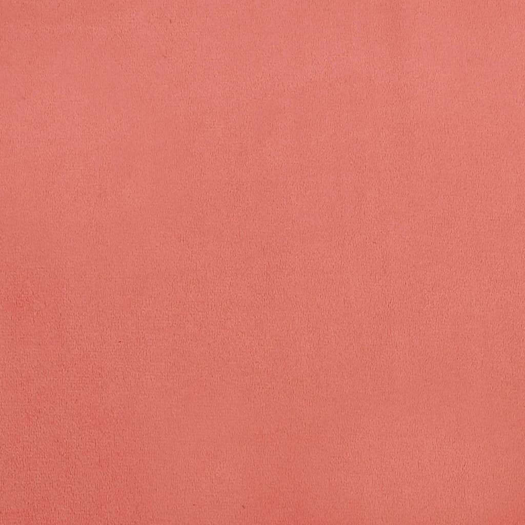 Табуретка, розова, 78x56x32 см, кадифе