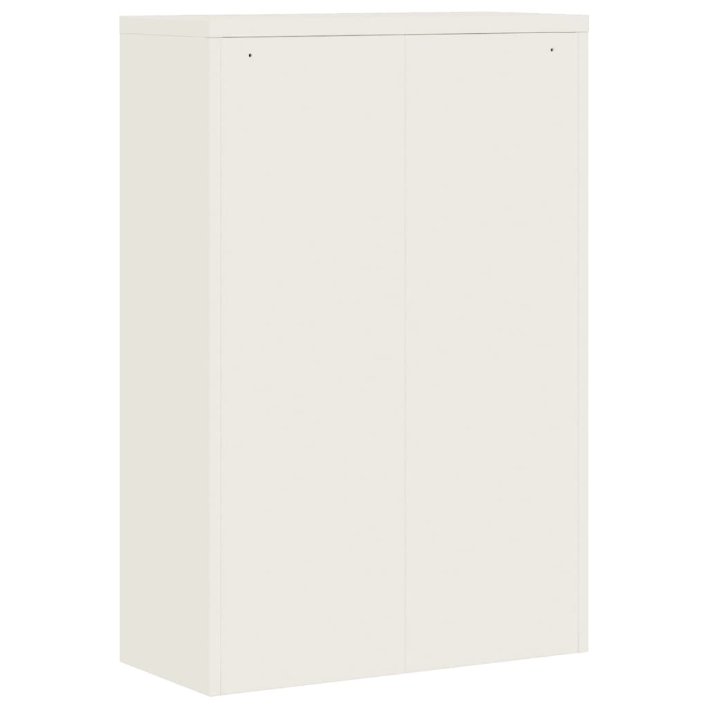 Шкаф за папки бял 90x40x140 см стомана
