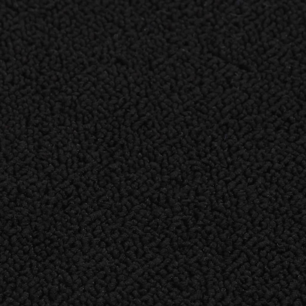 Противоплъзгащи стелки за стълби, 15 бр, 60x25 см, черни