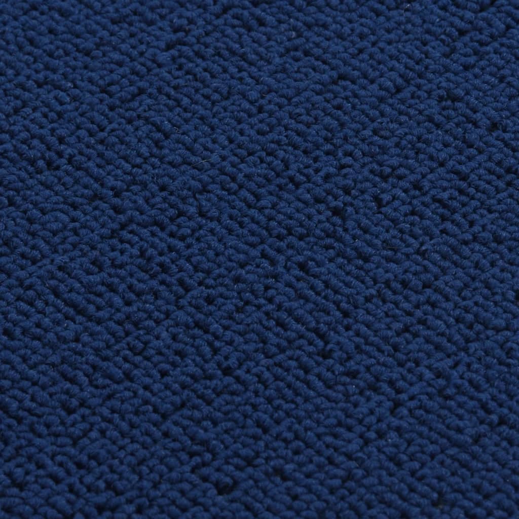 Противоплъзгащи стелки за стълби, 15 бр, 75x20 см, нейви синьо