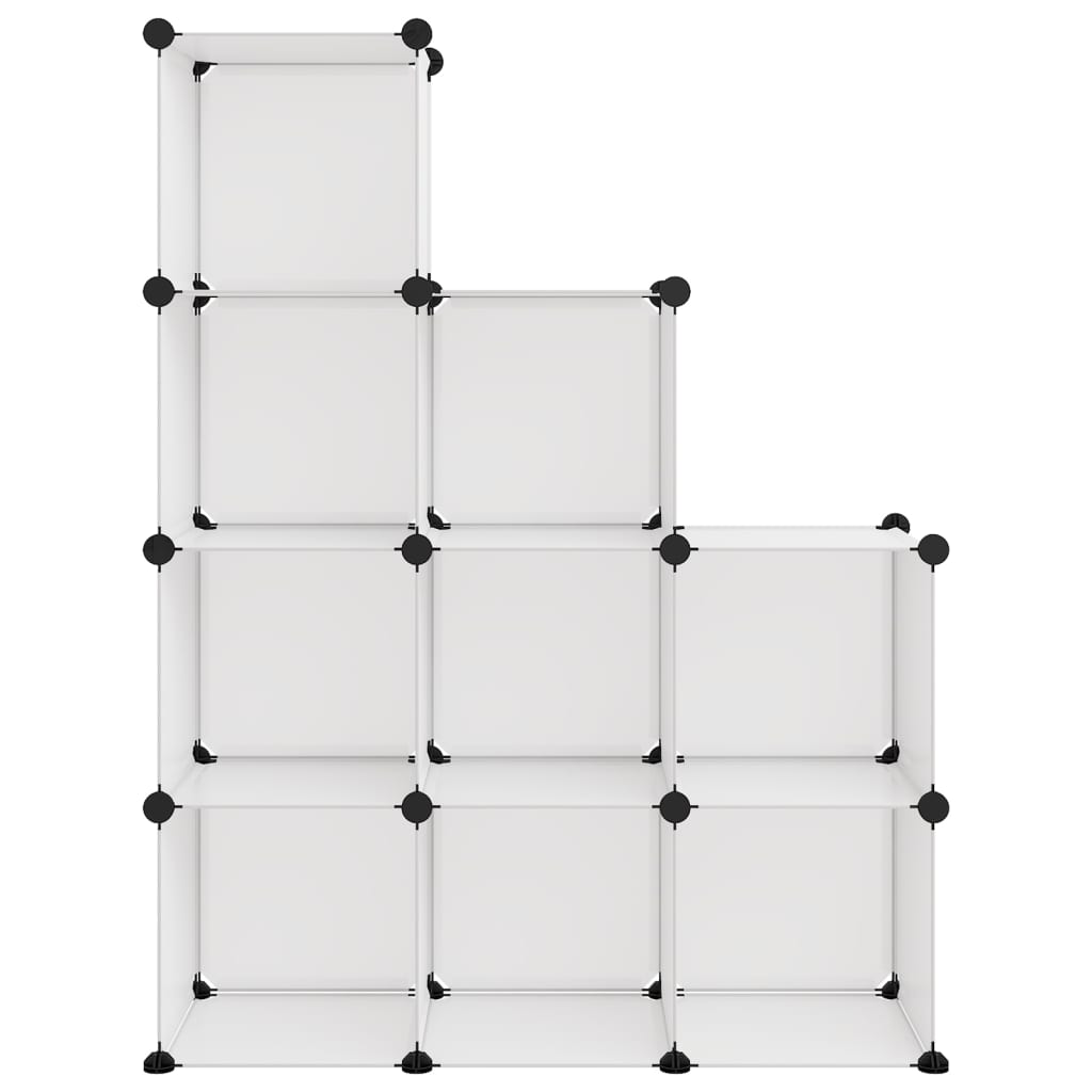 Органайзер с кубични отделения, 9 куба, прозрачен, PP