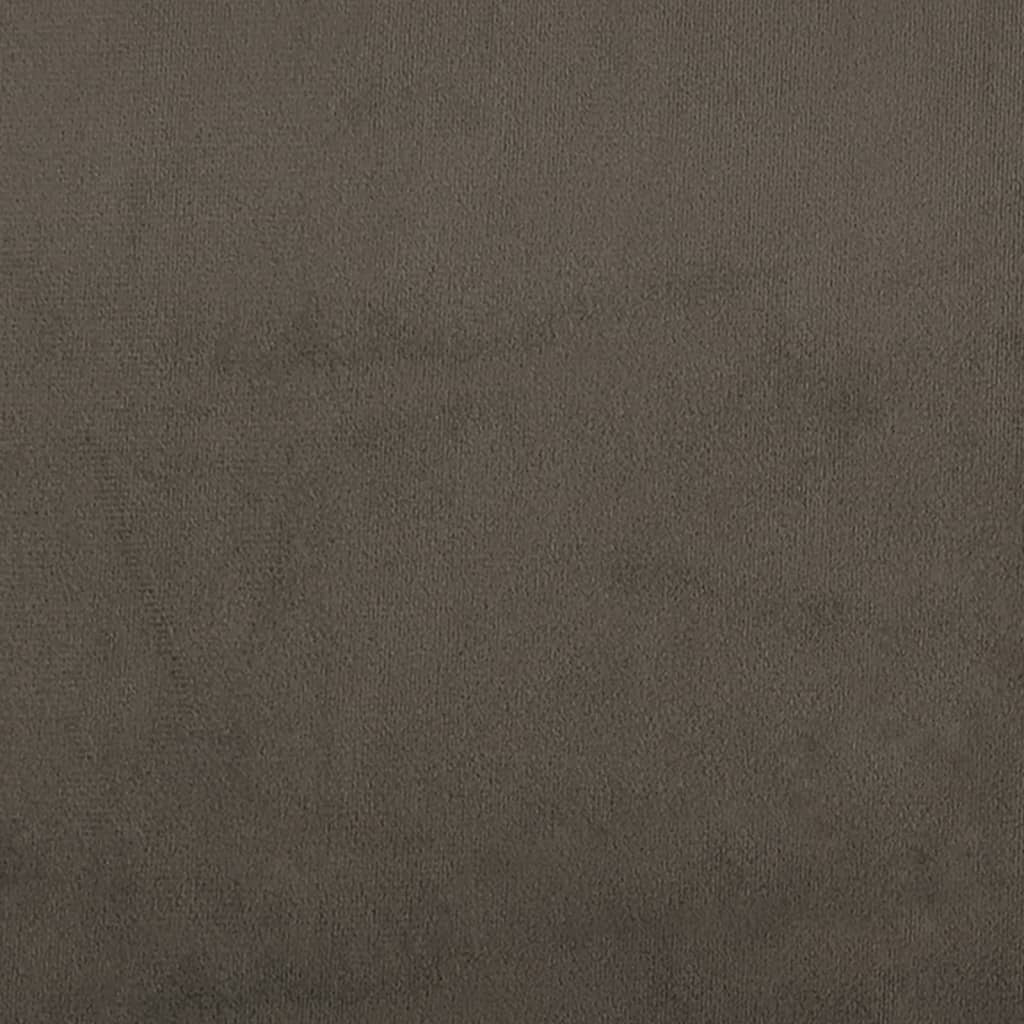 Табуретка, тъмносива, 60x60x39 см, плат микрофибър