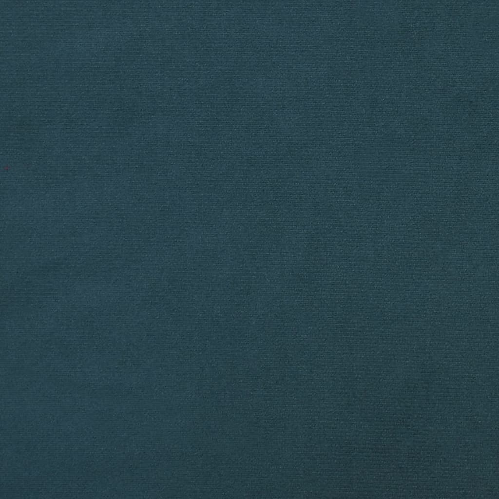 Табуретка, синя, 60x60x39 см, кадифе