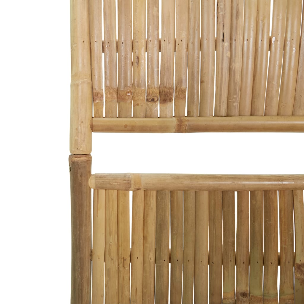 Параван за стая, 3 панела, бамбук, 120x180 cм