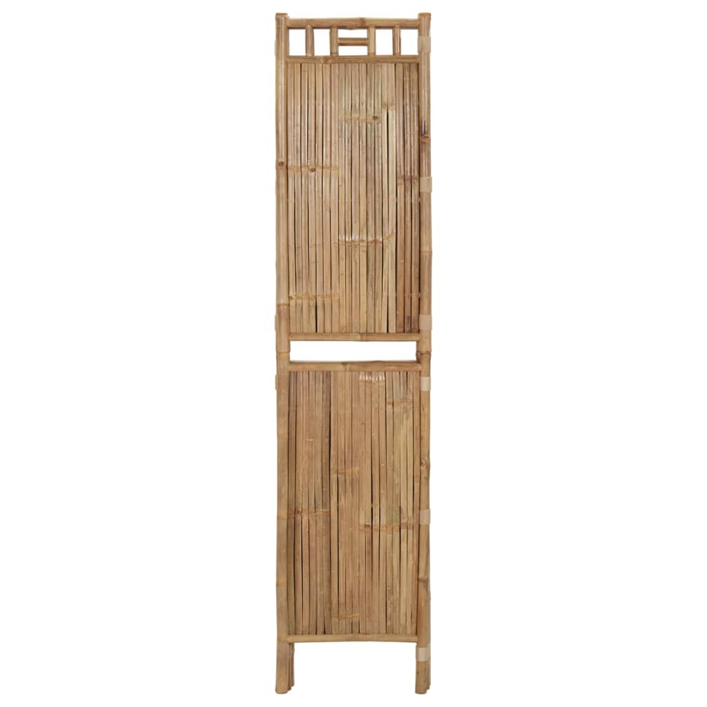 Параван за стая, 4 панела, бамбук, 160x180 см