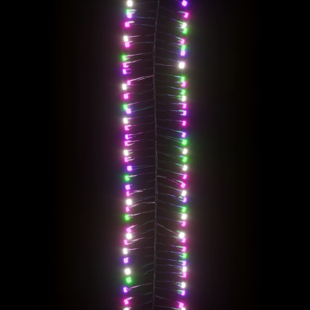 LED клъстърен стринг с 1000 LED пастелен многоцветен 11 м PVC