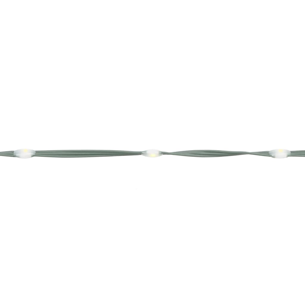Коледна елха конус, топло бяло, 500 LED, 100x300 см