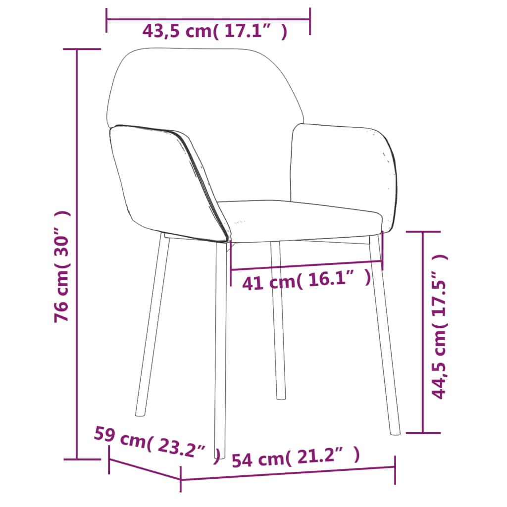 Трапезни столове, 2 бр, светлосиви, текстил и изкуствена кожа