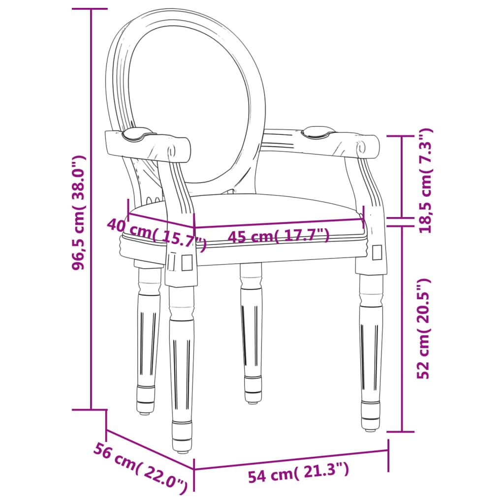 Трапезен стол, светлосив, 54x56x96,5 см, кадифе
