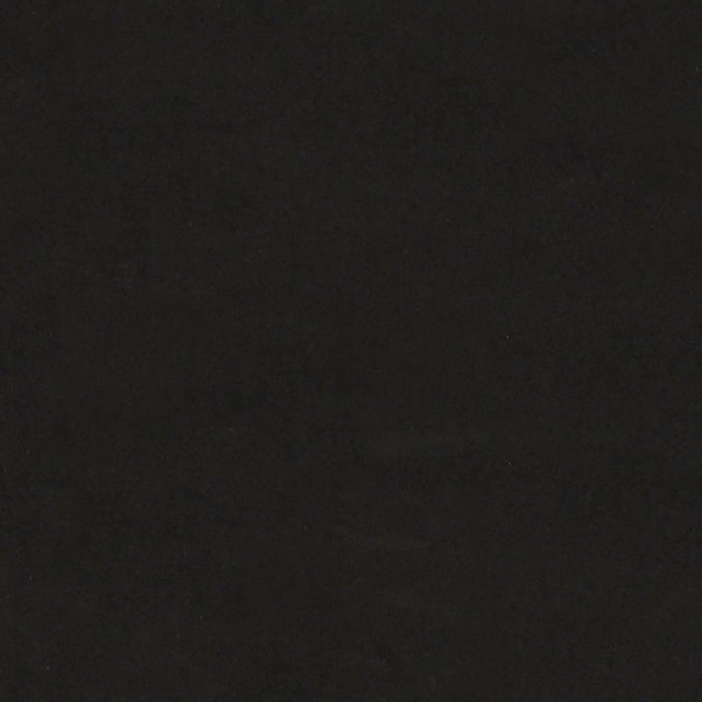 Пейка, черна, 98x56x69 см, кадифе