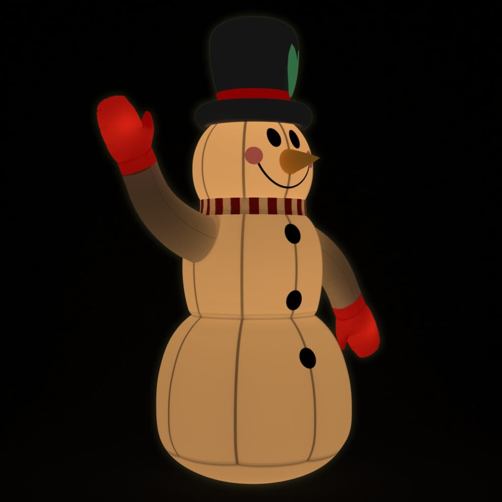 Надуваем снежен човек с LED, 300 см