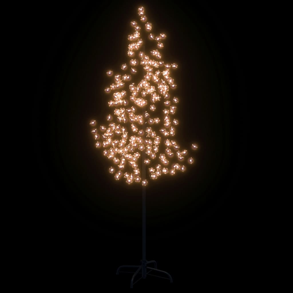 Черешов цвят LED дърво топло бяло 220 LED 220 см