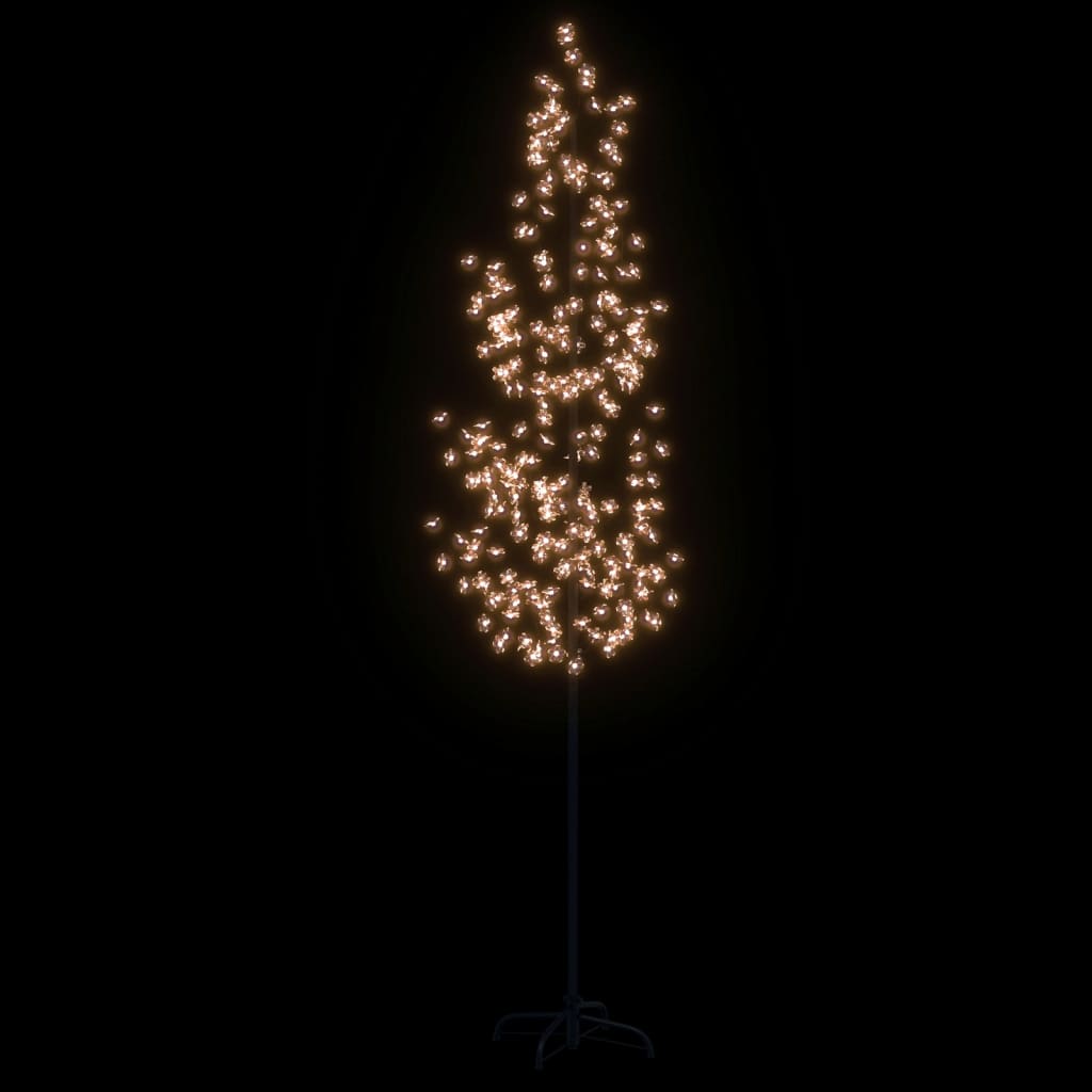 Черешов цвят LED дърво топло бяло 368 LED 300 см