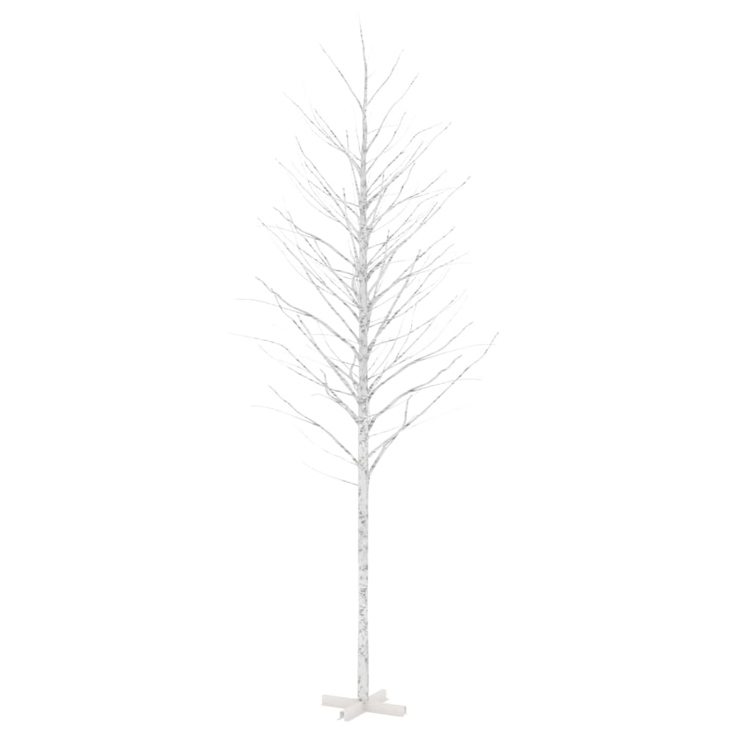 LED дърво бяла бреза топло бяло 672 светодиода 400 см