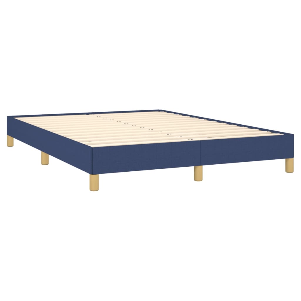Рамка за легло синя 140x190 см плат