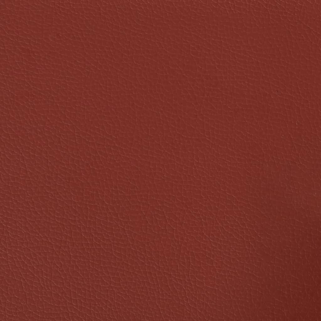 Пейка, виненочервена, 70x35x41 см, изкуствена кожа