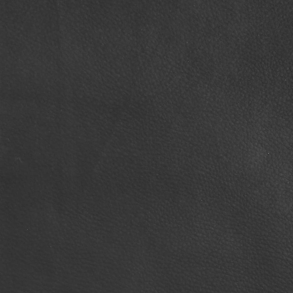 Фотьойл, черен, 61x78x80 см, изкуствена кожа
