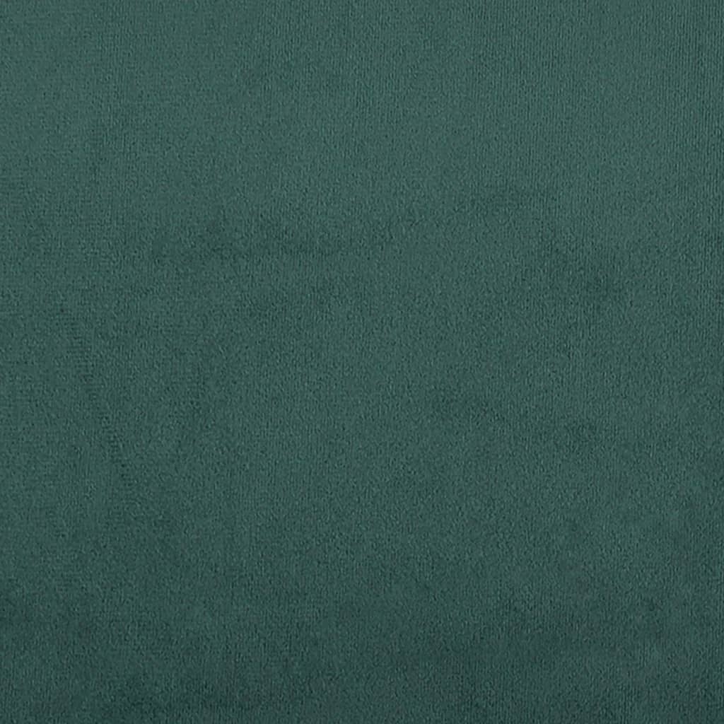 Пейка, тъмнозелена, 108x79x79 см, кадифе