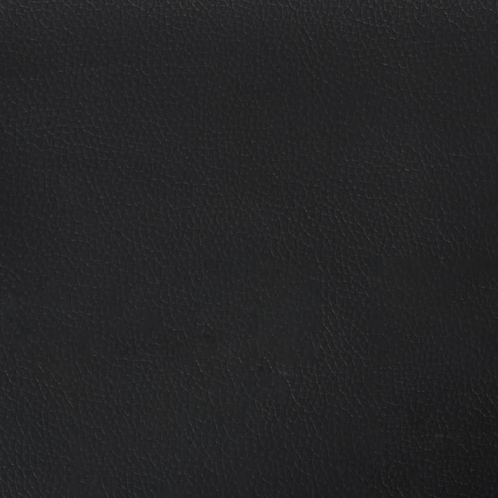 Фотьойл, черен, 63x76x80 см, изкуствена кожа