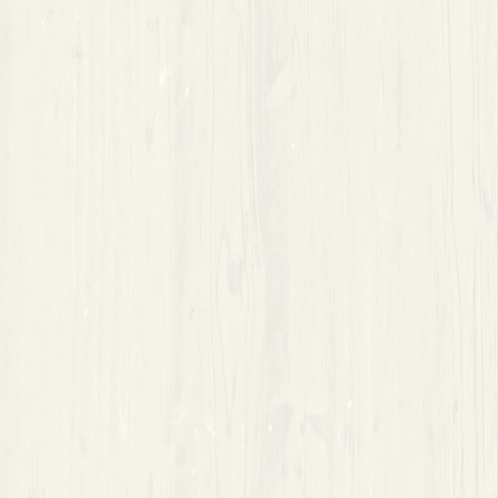 Бюфет с чекмеджета VIGO, 113x40x75 см, бял, бор масив