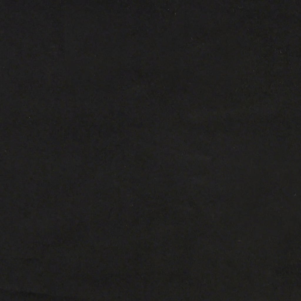 Кушетка, черна, 80x200 см, кадифе