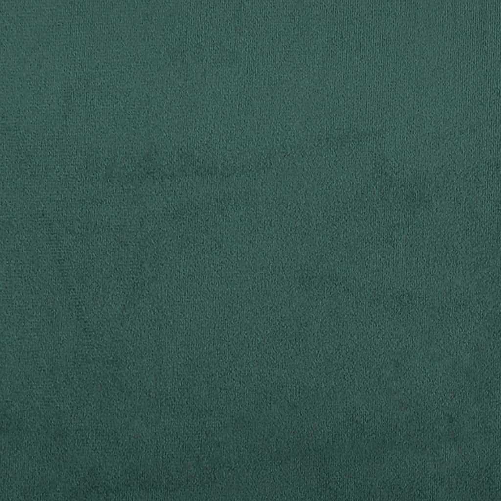 Кушетка, тъмнозелена, 90x200 см, кадифе