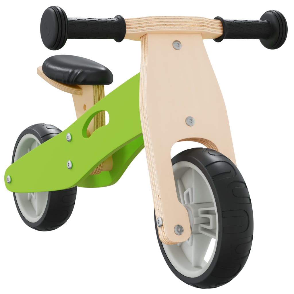 Детско колело за баланс, 2-в-1, зелено