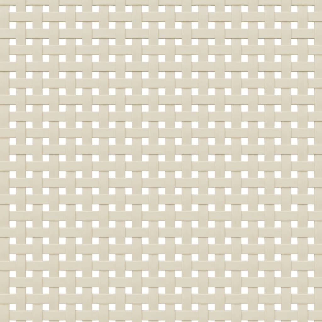 Бюфет SENJA, ратанова визия, бял, 80x40x80 см, бор масив