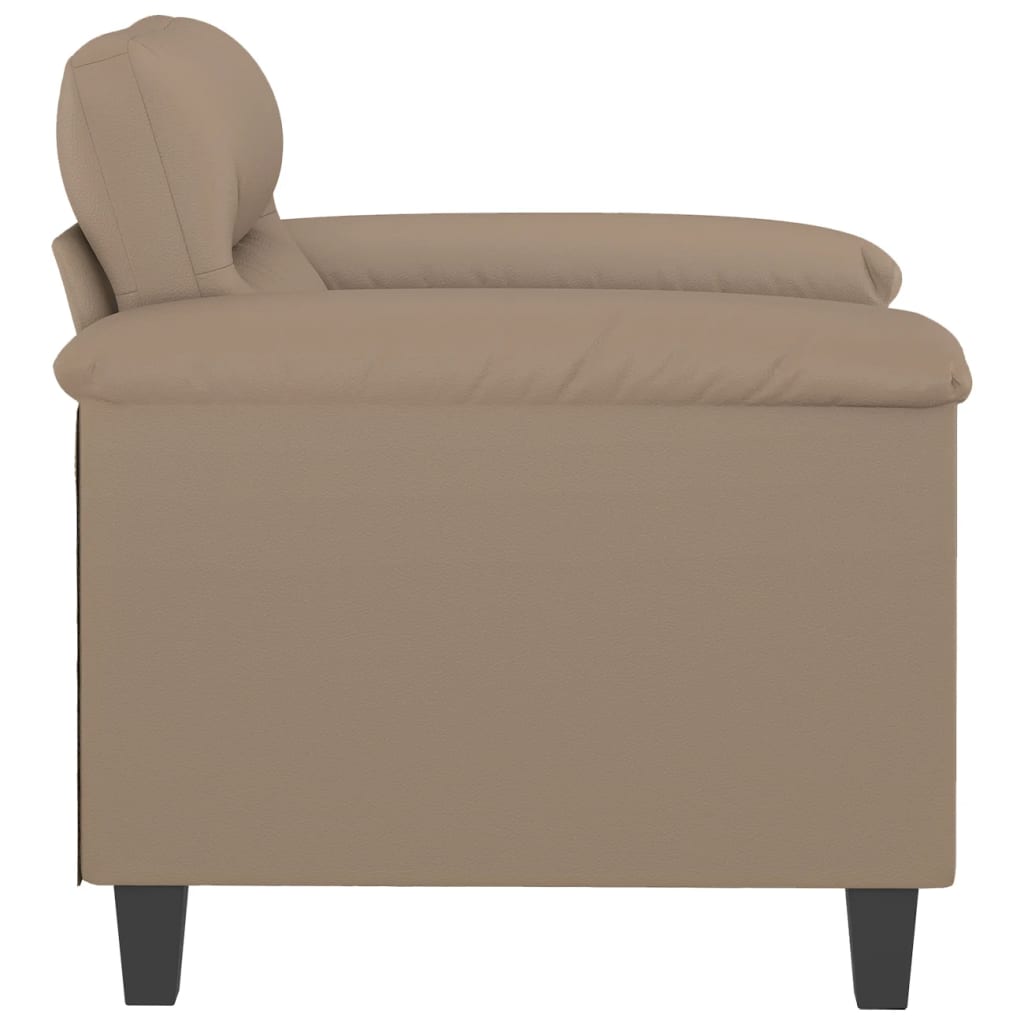 Кресло, капучино, 60 см, изкуствена кожа