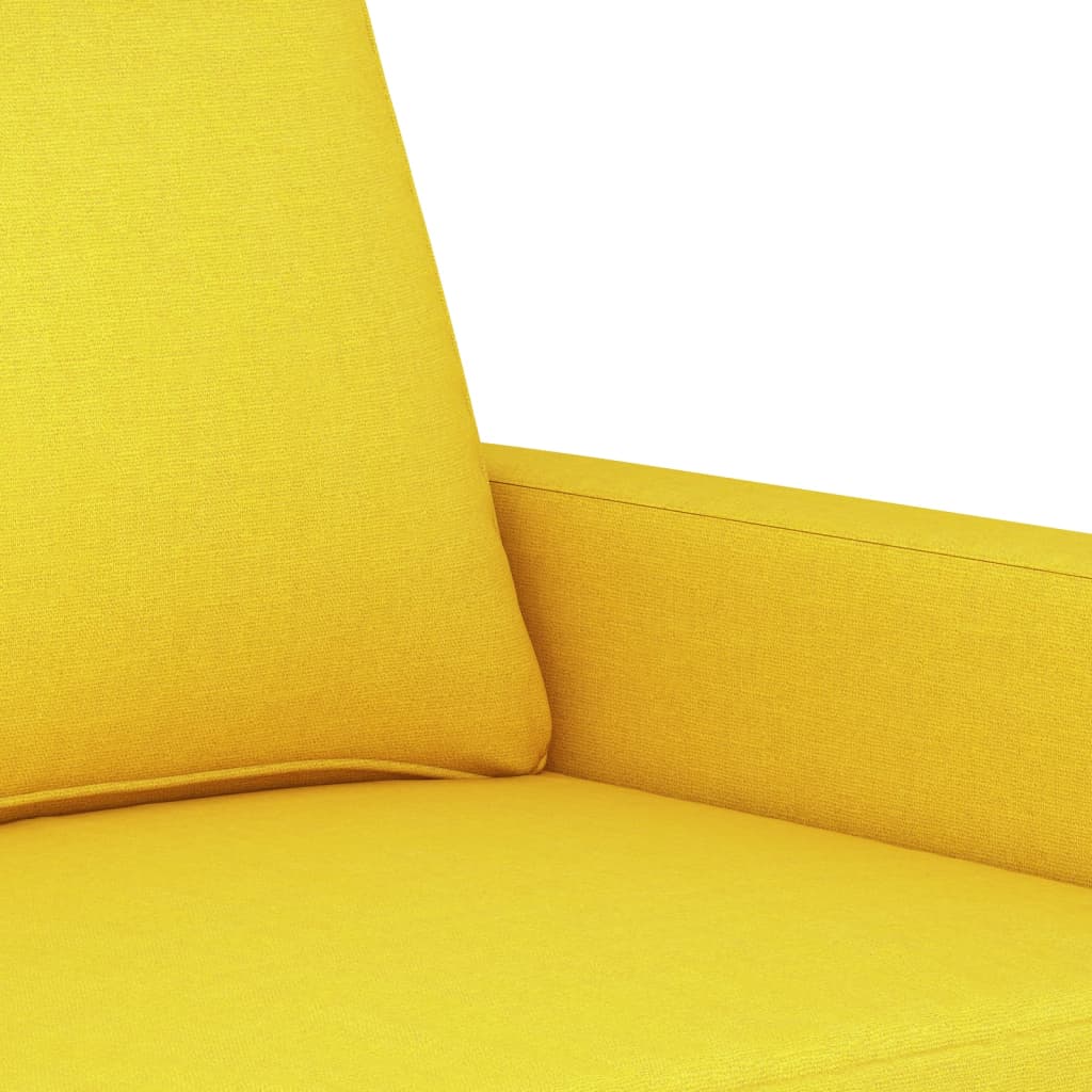 Кресло, светложълто, 60 см, текстил