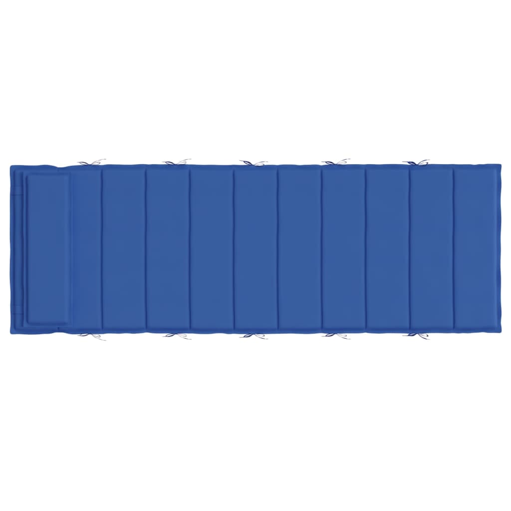 Възглавница за шезлонг, кралско синя, 180x60x3 см, Оксфорд плат