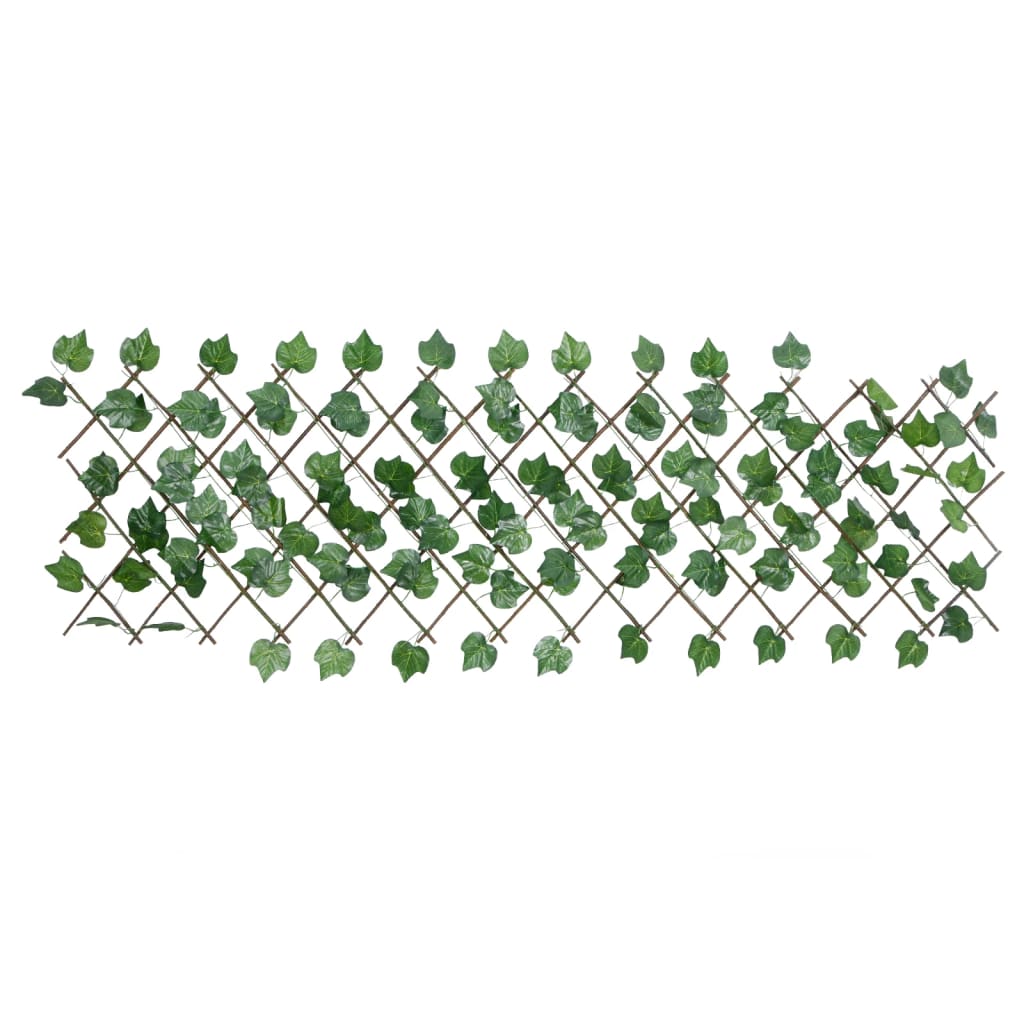 Мрежа изкуствени лозови листа разширяваща зелена 5 бр 190x60 см