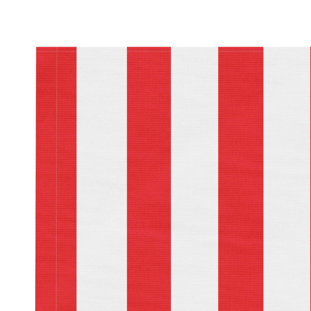 Резервно платнище за тенти, червено-бели ленти, 5x3 м