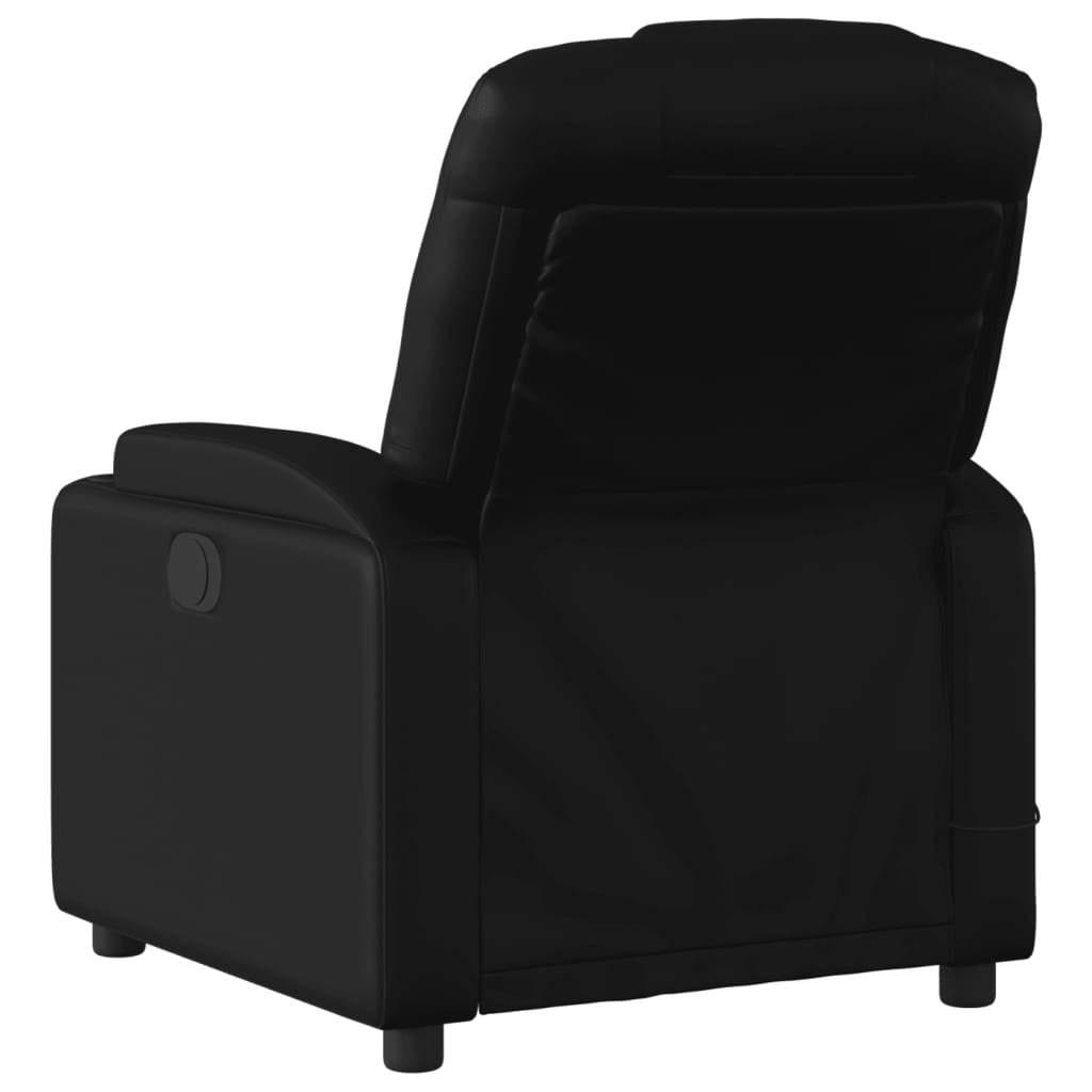 Масажен наклоняем стол, черен, изкуствена кожа