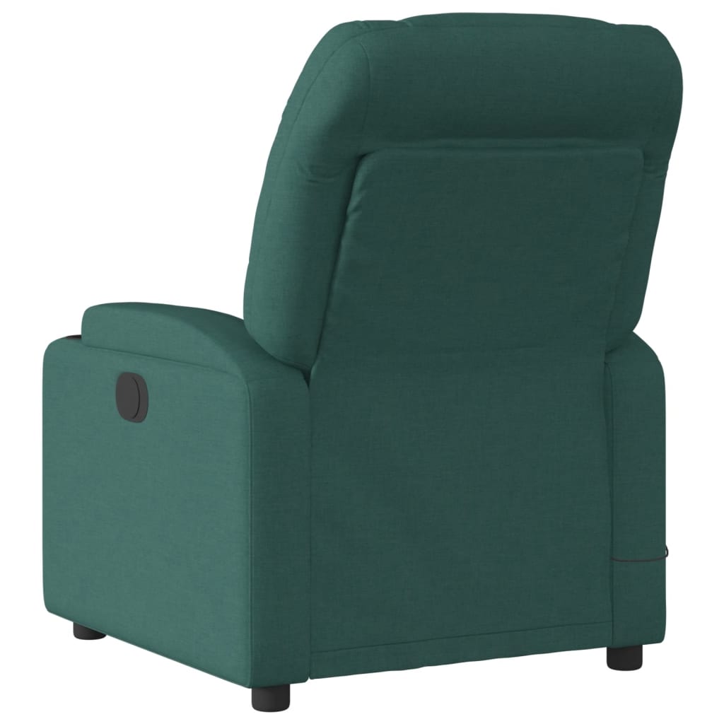 Масажен наклоняем стол, тъмнозелен, текстил