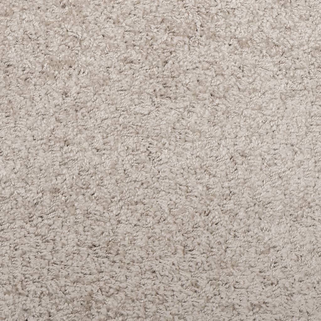 Шаги килим с дълъг косъм, модерен, бежов, 160x230 cm