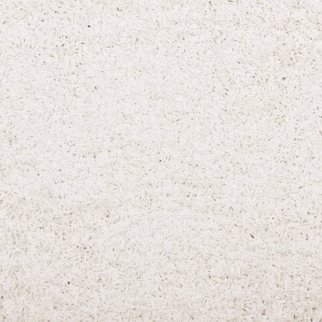 Шаги килим с дълъг косъм, модерен, кремав, 240x340 см