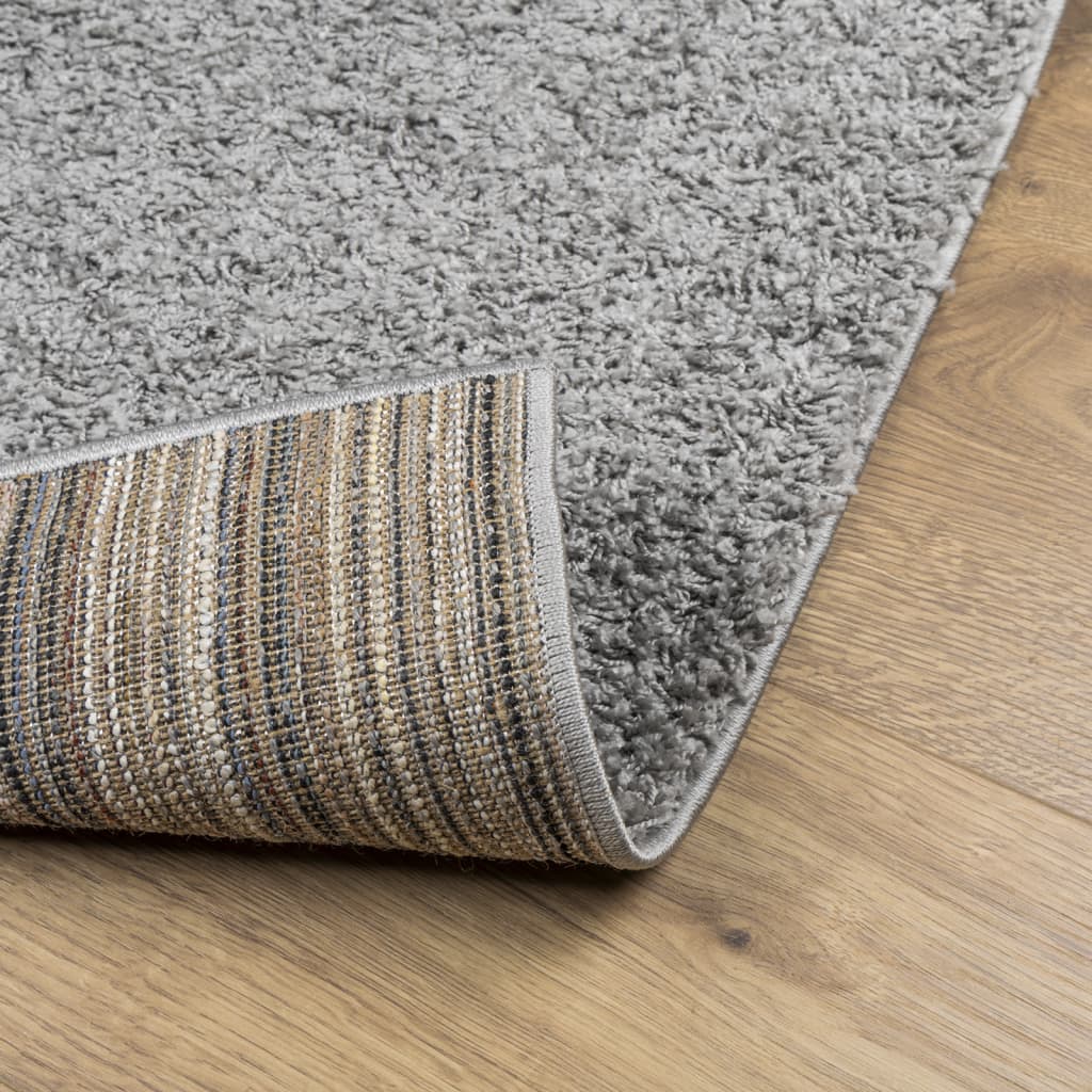 Шаги килим с дълъг косъм, модерен, сив, 200x280 см