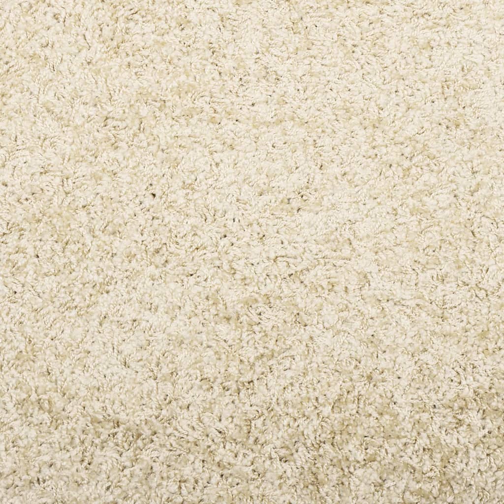 Шаги килим с дълъг косъм, модерен, златист, 240x240 см