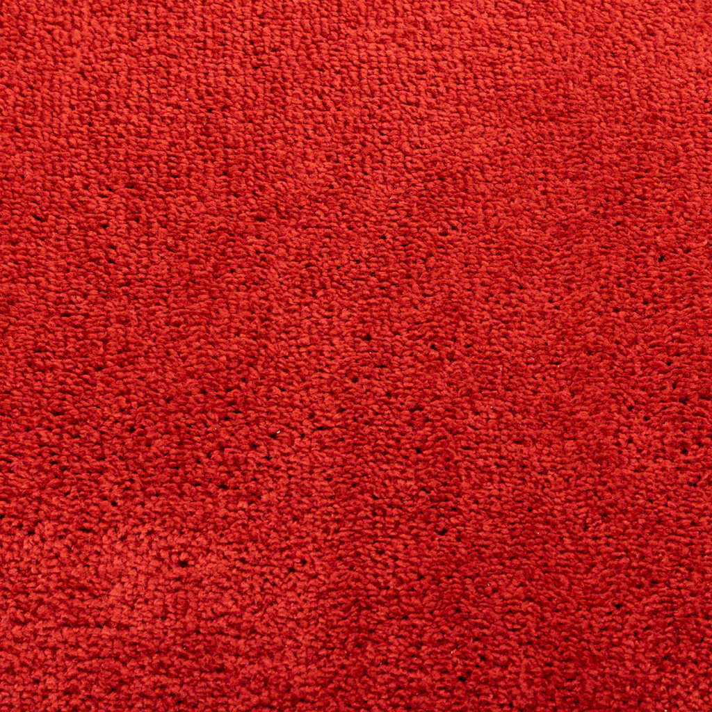 Килим OVIEDO с къс косъм, червен, 240x340 см