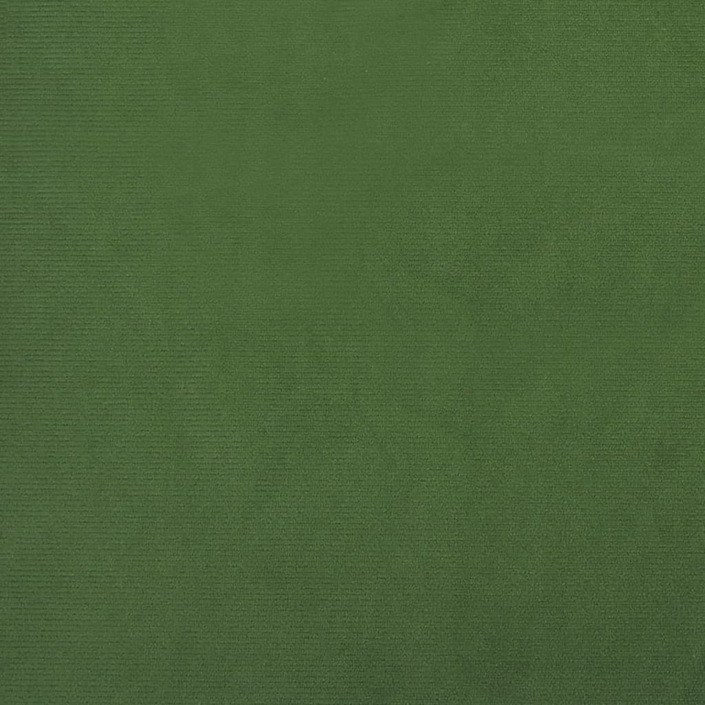 2-местно разтегателно канапе, тъмнозелено, кадифе