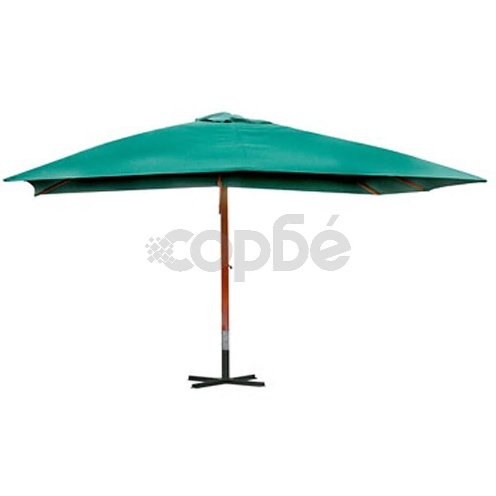 Свободновисящ чадър за слънце Melia, 300 х 400 см, зелен