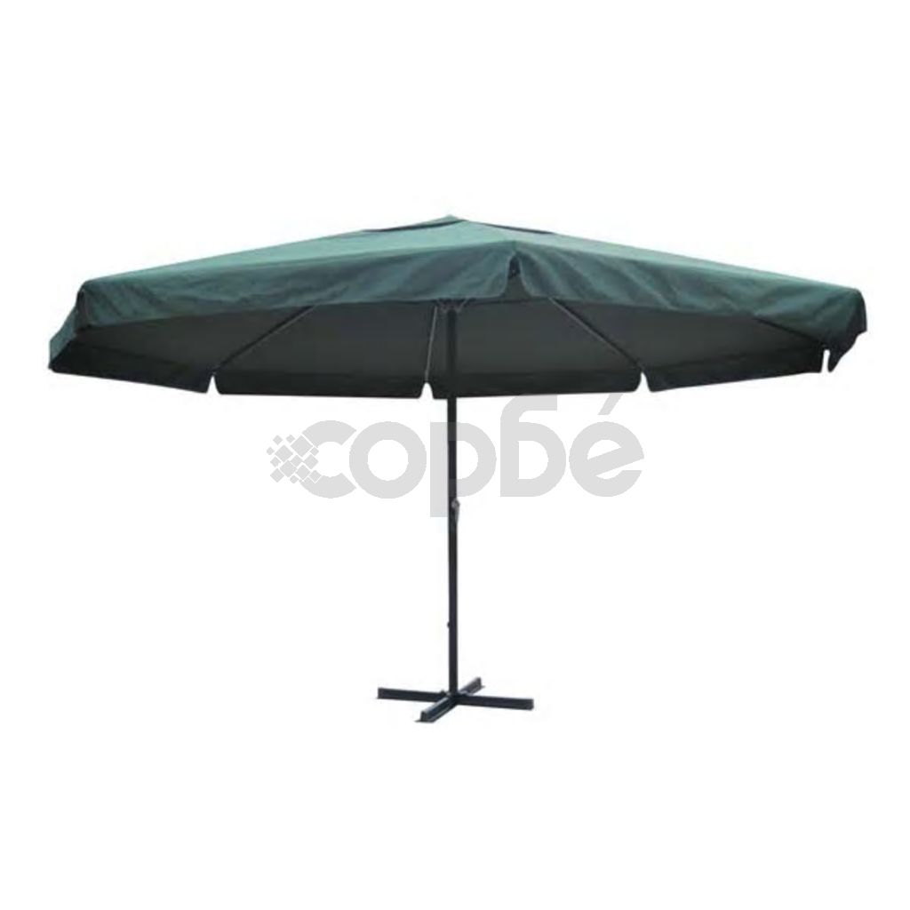 Чадър за слънце, 500 см, зелен