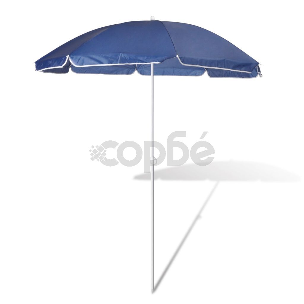 Плажен чадър, 180 см, син