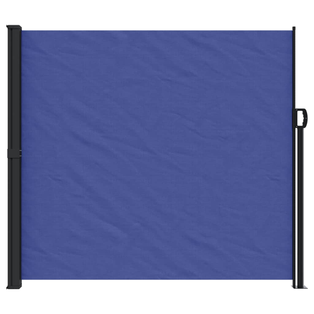 Прибираща се странична тента, синя, 180x300 см