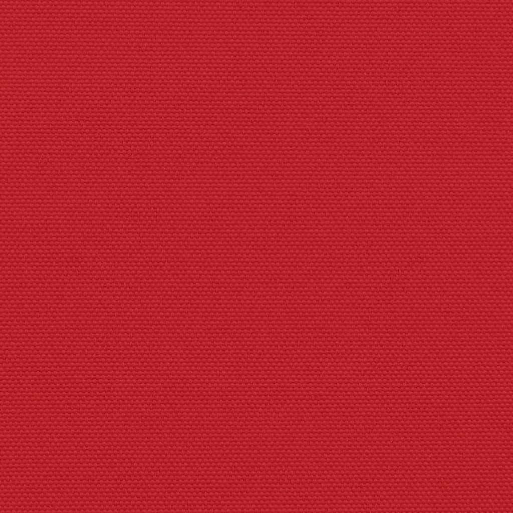 Прибираща се странична тента, червена, 120x1000 см
